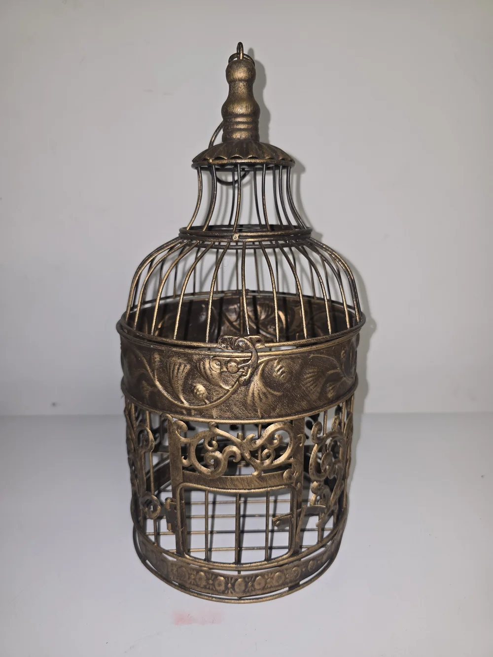 Decorative Bronze Birdcage Accent - Home Accents